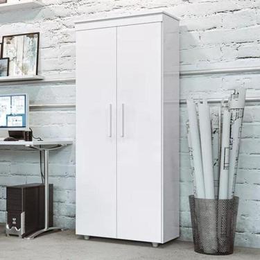 Imagem de Armário Multiuso 2 Portas 1 Gaveta Advantage Batrol Móveis Branco