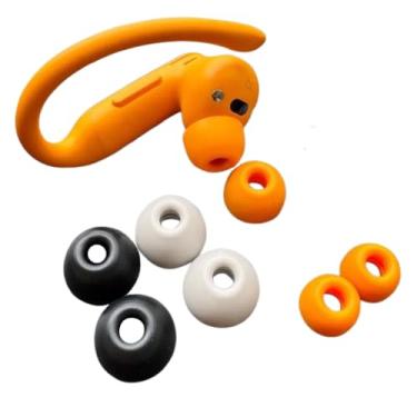 Imagem de 5 Pares Eartips Borrachinha Silicone para Fone Powerbeats Pro 2 (Preto)