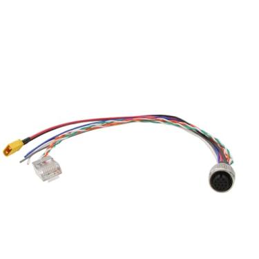 Imagem de HangTon Cabo de depuração Ethernet para DJI Livox Mid-360 Mid-70 Avia LiDAR Sensor, 1 a 3 divisores, M12 Aviation 12 pinos RJ45 XT30 Cabos voadores, 50 cm