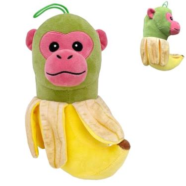 Imagem de Oiytrmcg Italian Brainrot Chimpanzini Bananini Plush,Stuffed Figure Pillow for Room Decor for Game Fans(Italian Brainrot-B)