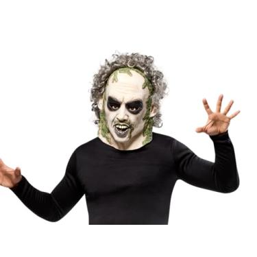 Imagem de Rubie's Beetlejuice Deluxe Máscara de látex com cabelo, Conforme mostrado., tamanho nico