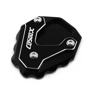 Imagem de Acessórios para motocicletas: Placa de extensão para descanso lateral, Placa ampliadora, Suporte para descanso lateral, Para CB500X CB 500X CB500 X 2013-2023