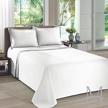 Imagem de Kit Colcha Solteiro Piquet 1,60 x 2,50 C/fronha Dohler > BRANCO
