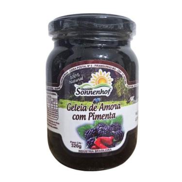 Imagem de Geleia Extra de Amora com Pimenta - 320g - Fazenda Sonnenhof