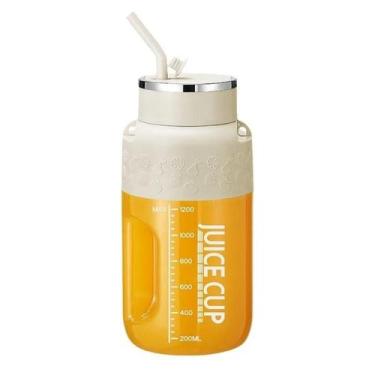 Imagem de Espremedor De Frutas Elétrico Portátil De 1200ml Com 14 Lâminas, Garra