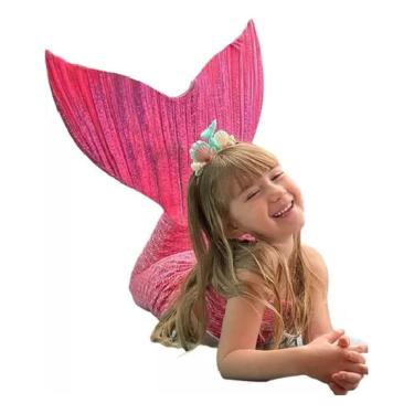 Imagem de Cauda De Sereia Completa Nadar + Nadadeira Sapatinho Isadora