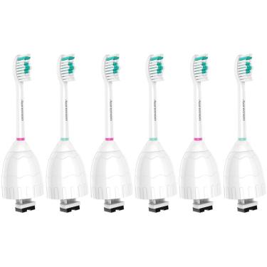 Imagem de Cabeças de escova de dentes de reposição Aoremon compatíveis com Philips Sonicare E-Series, pacote com 6