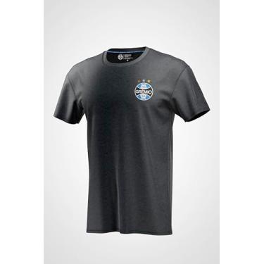 Imagem de Camiseta Grêmio Melange, Mescla Preto, M