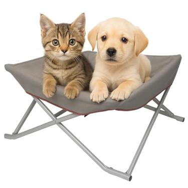 Imagem de AREFFA Cama dobrável para cães com capa removível – impermeável, leve e portátil para acampamento, viagens, uso interno