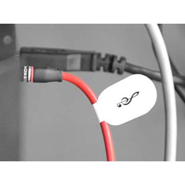 Imagem de 2 Cartelas Organizador E Identificador De Fios E Cabos