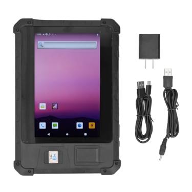 Imagem de Tablet Brilluxa RFID, tela de toque Android de 8 polegadas com o leitor RFID UHF e NFC, tablet de varredura de código de barras, tablet Android RFID Scanner para gerenciamento de (Ons plug)
