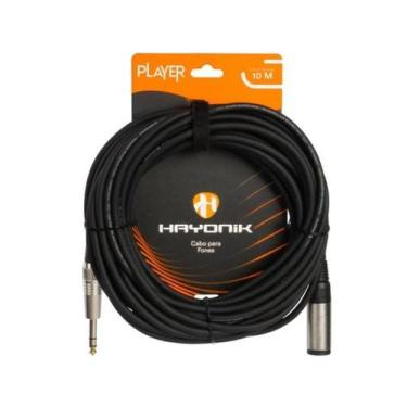 Imagem de Cabo Extensor Player P10 (F) x P10 (M) 10m Preto Hayonik