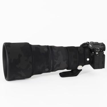 Imagem de CHASING BIRDS Capa protetora de lente impermeável camuflada para Sony FE 300 mm F2.8 GM OSS capa protetora de lente à prova de chuva (camuflagem de pinheiro, com TC 2.0X (SEL20TC))