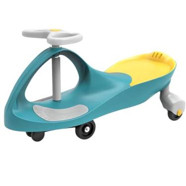 Imagem de Carrinho Rolimã Infantil Kidino Twister Carrinho de Rolimã Infantil Resistente, Seguro e Super Divertido Verde/Amarelo