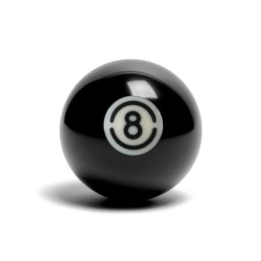 Imagem de HMQQ Bola de sinuca de 6 cm e bolas de bilhar profissionais AAAA, número 8 de substituição de bolas de sinuca número 8, conjunto de 1 (#8)