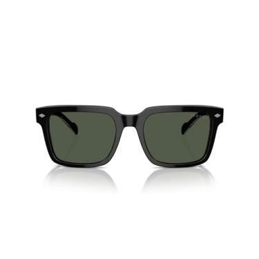 Imagem de Óculos de Sol Vogue Eyewear Polarizado 0VO5573S W44/9A Tam 55 / Preto - Lentes Verde