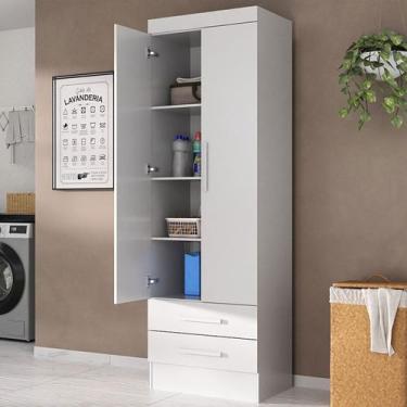 Imagem de Armário Multiuso Modulare 2 Portas 2 Gavetas Branco - Panorama Móveis,