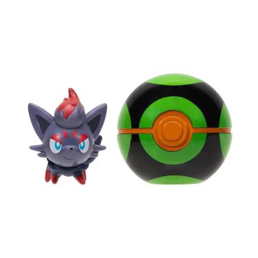 Imagem de Boneco Pokemon - Pokebola - Clip N Go - Zorua + Bola Penumbra SUNNY BRINQUEDOS