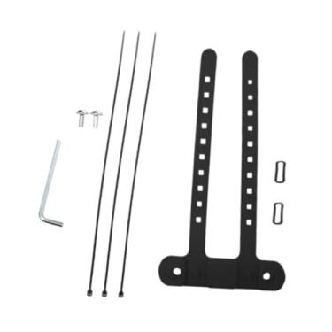 Imagem de UGPLM Adaptador de base para suporte de garrafa de bicicleta, suporte para de garrafa, base de montagem para canote de selim, Preto