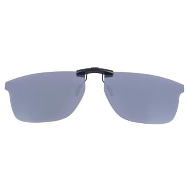 Imagem de Óculos de sol polarizados CLIP-ON para Oakley Ox8113 Gauge 7.2 Arch, Prata, 55 X 17