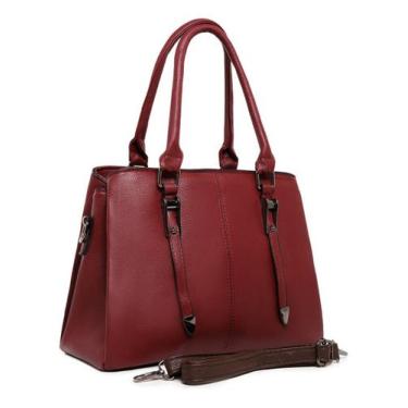 Imagem de Bolsa De Ombro Social Feminina Media Alça Transversal Luxuosa Moderna 