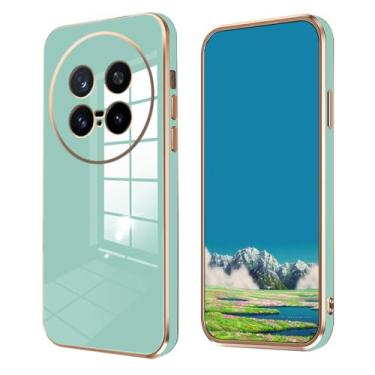 Imagem de Anlalish Compatível com Vivo X200 Pro, capa de silicone à prova de choque, para celular Vivo X200 Pro, capa de proteção fofa com revestimento fino (verde)