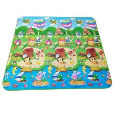 Imagem de Tapete Infantil Bebe Portátil Dobrável Termico com bolsa Transporte - 