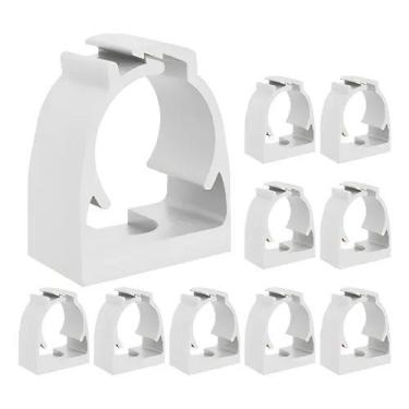 Imagem de Abraçadeira Plástico Fixar Conduite Pvc 34 Kit 30 Unidades Branco - In