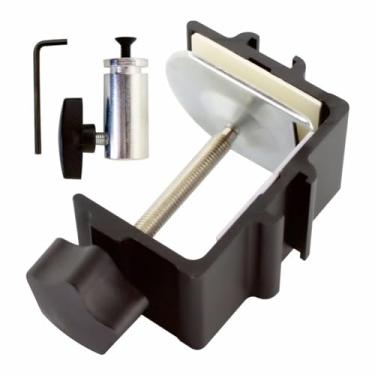 Imagem de MeetRade Grampo C De Reposição Para Luminária Aumento 1/2", Mesa, Braço Articulado, Suporte Ipad, Microfone Tablet, Mesa (G1 Preto)