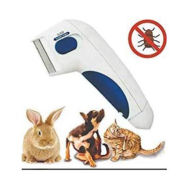 Imagem de Pente Elétrico Mata Pulga Carrapato Cachorro Caes Gato Pet - MKB