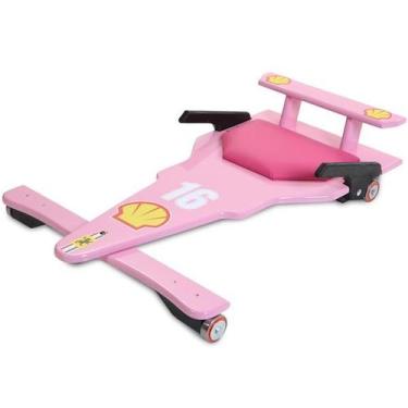 Imagem de Carrinho de Rolimã F1 Junior Rosa 16 - Multidecor