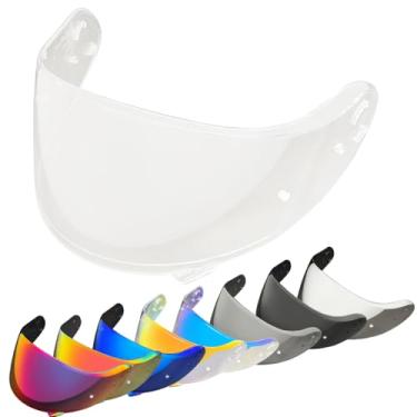 Imagem de YMTSGEQ Substituição de viseira de capacete Neotec 2. Proteção UV para capacete de motocicleta CNS-3 compatível com Neotec 2 (transparente)
