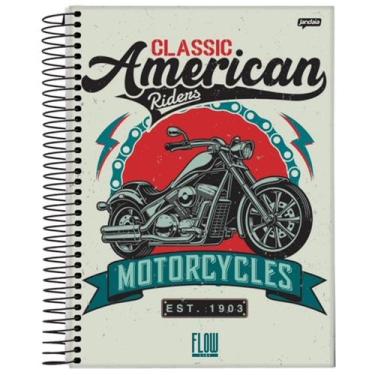 Imagem de Caderno Espiral Universitário Capa Dura 80 Folhas Flow 1 Matéria Janda