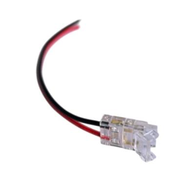 Imagem de 100 CONECTOR FITA DE LED 10MM E 8MM, EMENDA COM RABICHO 10CM, REUE (10MM)