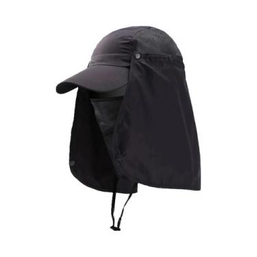 Imagem de Boné de Pesca com Proteção UV - Ideal para Esportes ao Ar Livre e Cami