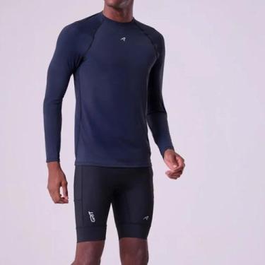 Imagem de Bermuda Corrida Alta Compressão 9 Bolsos Authen - Preto, M