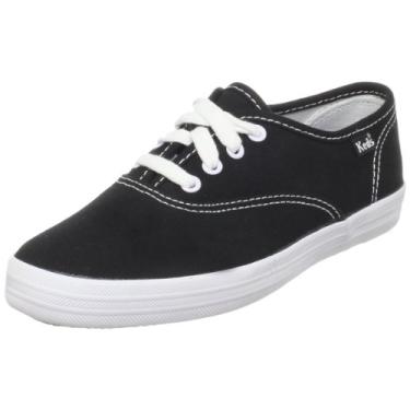 Imagem de Keds Tênis feminino Original Champion CVO, Preto/branco, 13.5 Big Kid