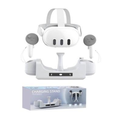 Imagem de Base de carregamento AZURAOKEY para Meta/Oculus Quest 3 - Branca