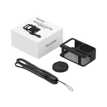 Imagem de Capa Protetora De Silicone Macio Para DJI OSMO Action 3 4 5 pro Com Ta