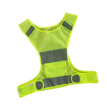 Imagem de Colaxi Colete refletivo para corrida com bolso grande, equipamento de corrida para emergências no trânsito