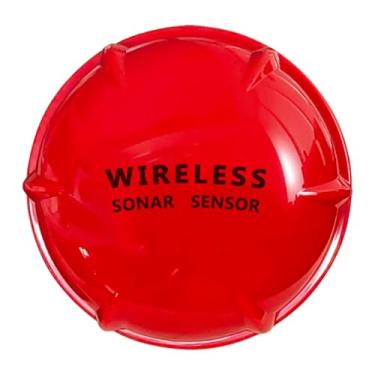 Imagem de Aymzbd Transdutor de Localizador de Peixes, Profundidade de 36 M, de Sonar Recarregável, Localizador de Profundidade de Peixes, Sonar para Caiaques, C, Vermelho