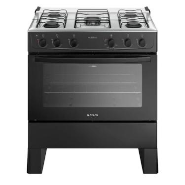 Imagem de Fogão 5 Bocas Atlas Automático Milão Plus Preto