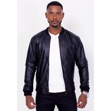 Imagem de Jaqueta de Couro Ribana Preta - Parra Couros, M