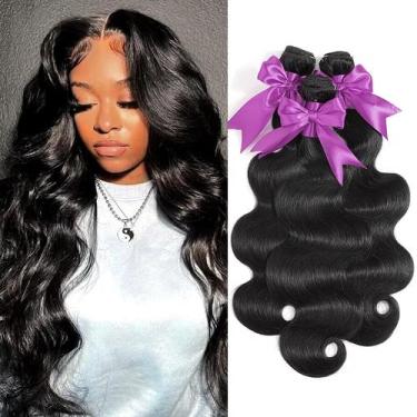 Imagem de Pacotes de cabelo BEANATASHA 12A Body Wave 100% virgem brasileira