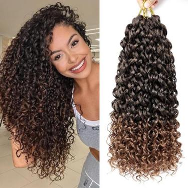 Imagem de Cabelo de crochê Saypeds GOGO Curl Water Deep Ocean Wave 18cm