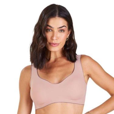 Imagem de Sutiã Laser Termofusionado com Bojo Removível Sem Costura Blush Zee Ru