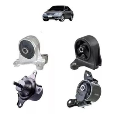 Imagem de Kit Completo Coxim Motor Câmbio Honda Civic 2001 A 2006 Manu - Shockbr