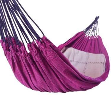 Imagem de Rede De Dormir Descanso Casal(Rosa Mesclada)