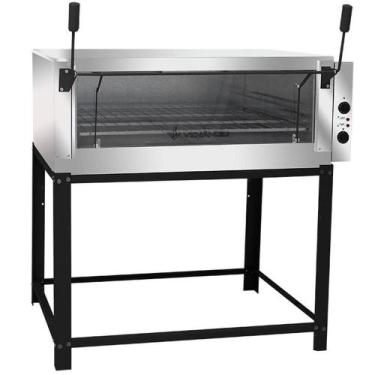 Imagem de Forno Elétrico Industrial 220V Roma em Inox 25A Pedras Refratárias Gre