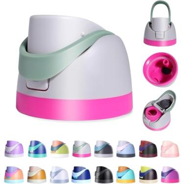 Imagem de Branbox Tampa de substituição para Owala Freesip, compatível com Owala Cup 473 ml, 680 g, 947 ml, 1,134 g, tampa superior de garrafa de água de um botão para Owala Freesip, à prova de vazamento, livre